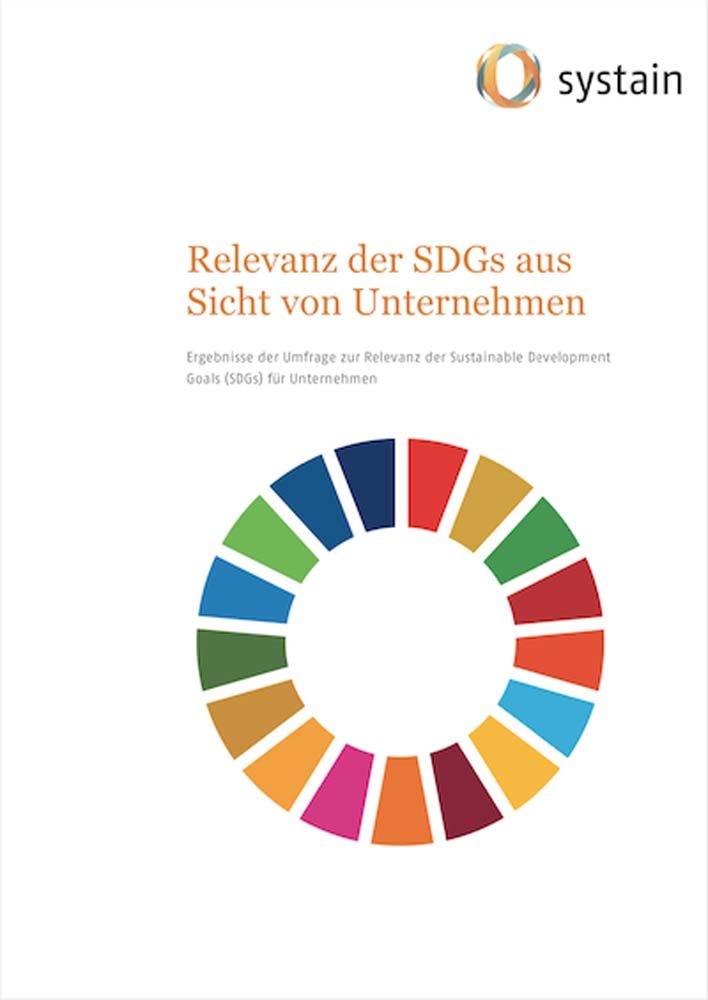 Relevanz der SDGs aus Sicht der Unternehmen