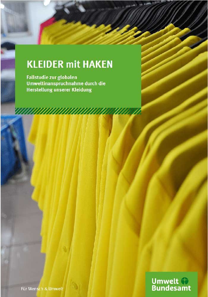 Kleider mit Haken – Kurzstudie zur globalen Umweltinanspruchnahme unserer Kleidung