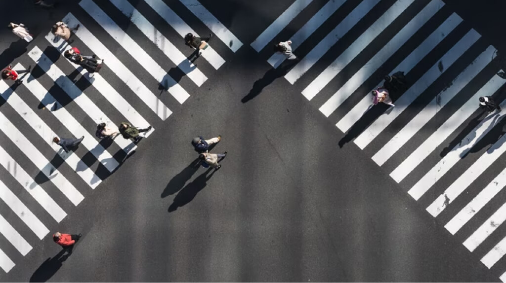 people on street as symbol for human rights consulting