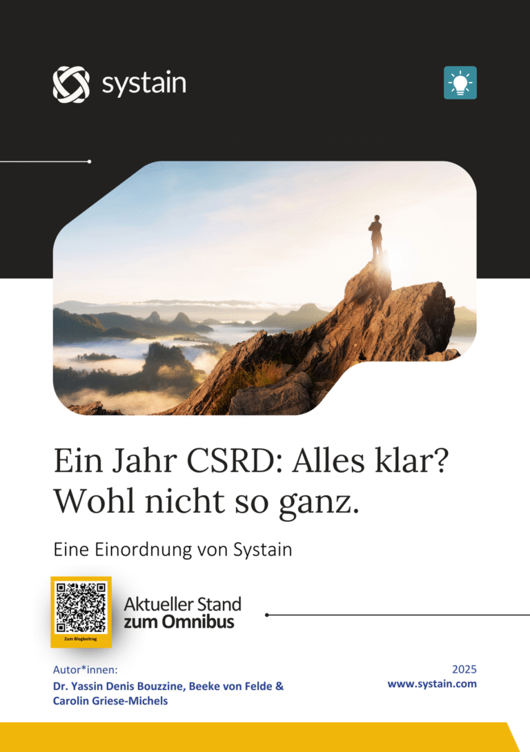 Ein Jahr CSRD: Alles klar? Wohl nicht so ganz.