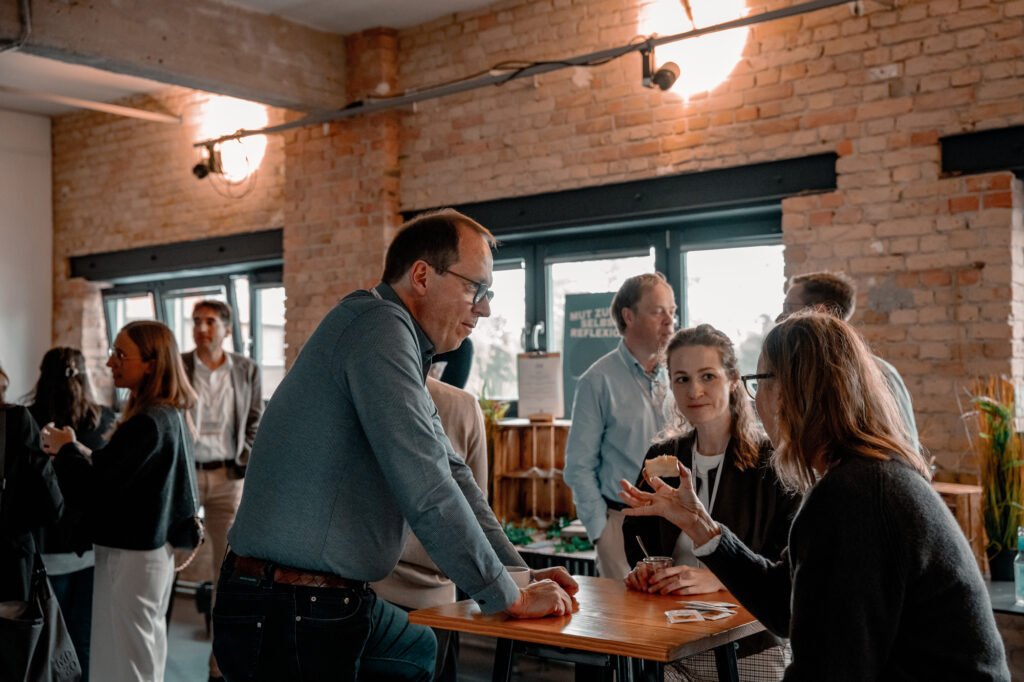 Gespräch auf dem Leader Circle