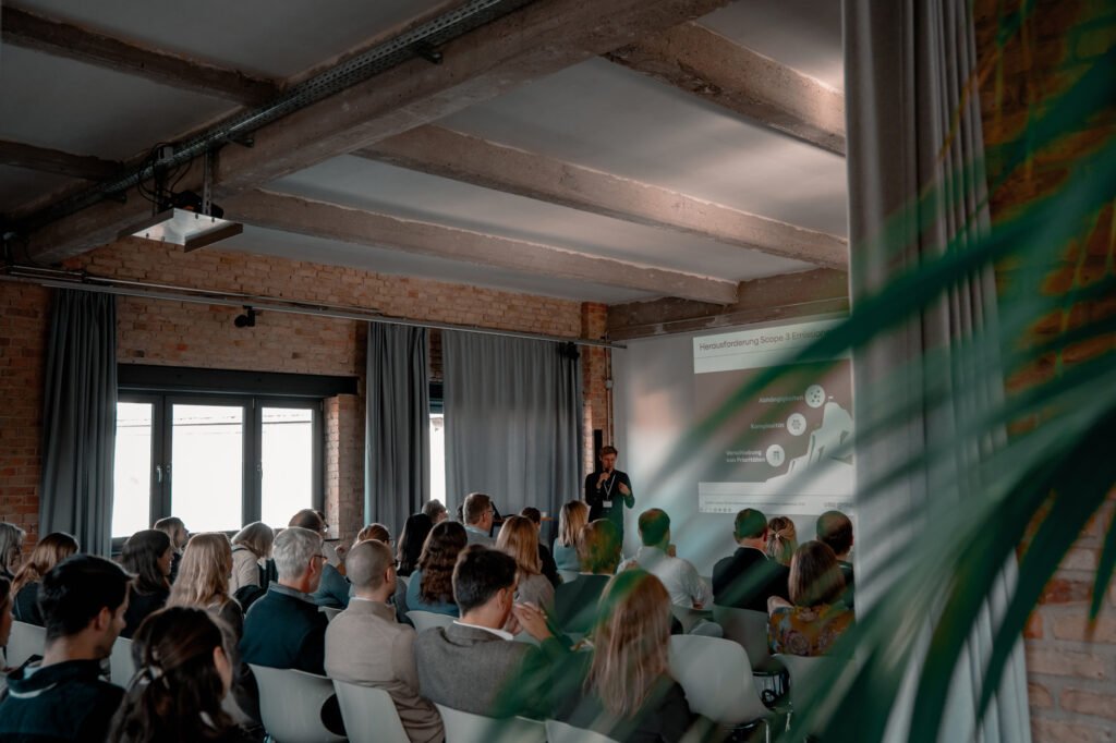 Vortrag von Leander Stüble auf unserer Nachhaltigkeitsveranstaltung-scope-3